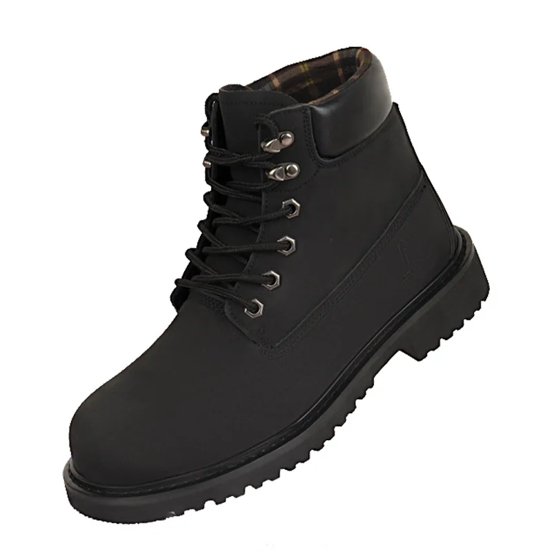 SAFETYLEADERS light weight leather work boots,fashionable men yellow safety boots