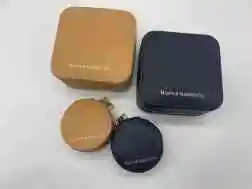 Personalised custom square zip mirror jewellery organizer genuine leather travel storage case jewelry box