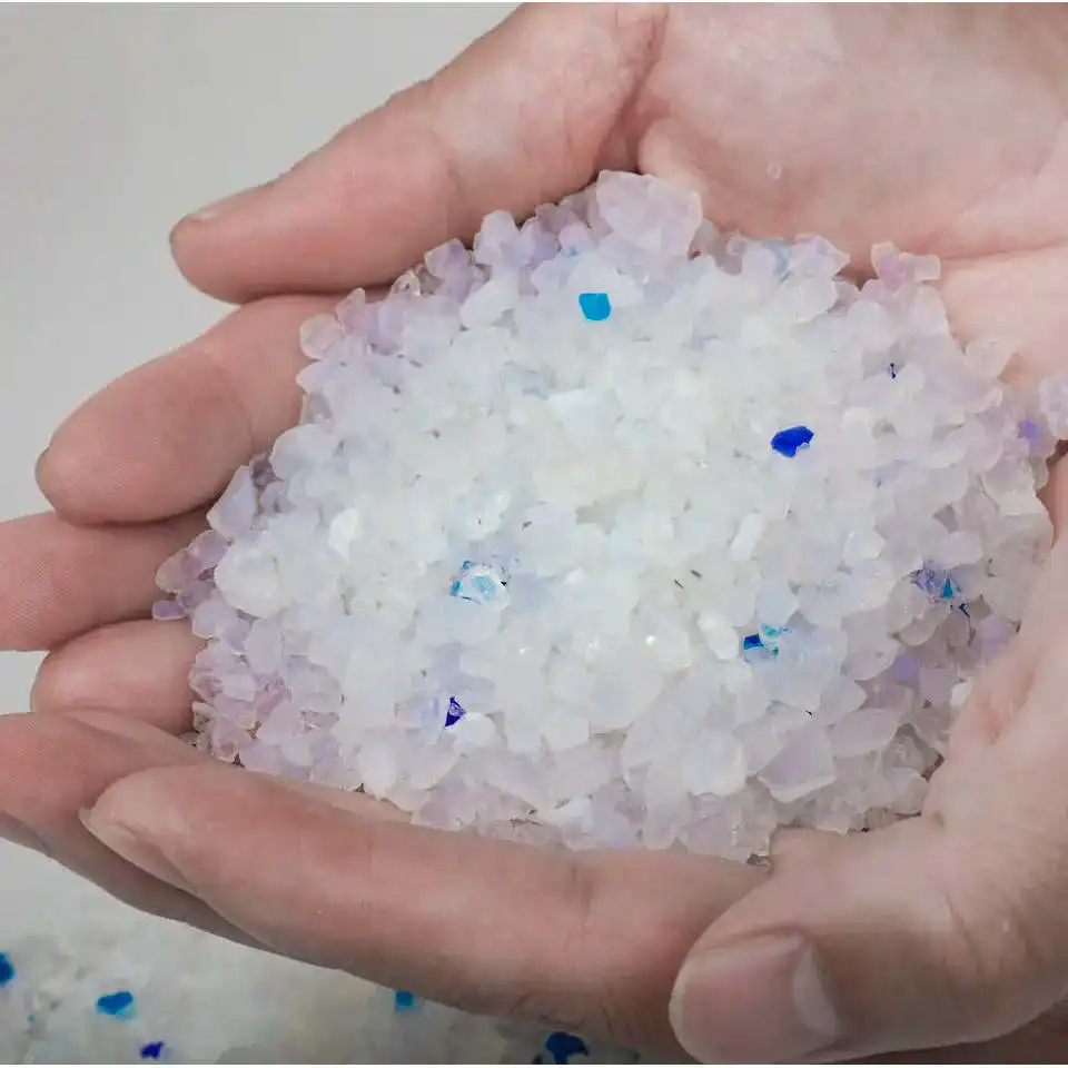 3.8L Silica Gel Sand Filler Clean 97%+3% Crystal Cat Litter for Cat Toilet Cleaning