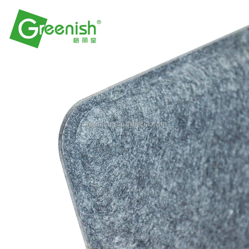Greenish polyester fiber acoustic panel