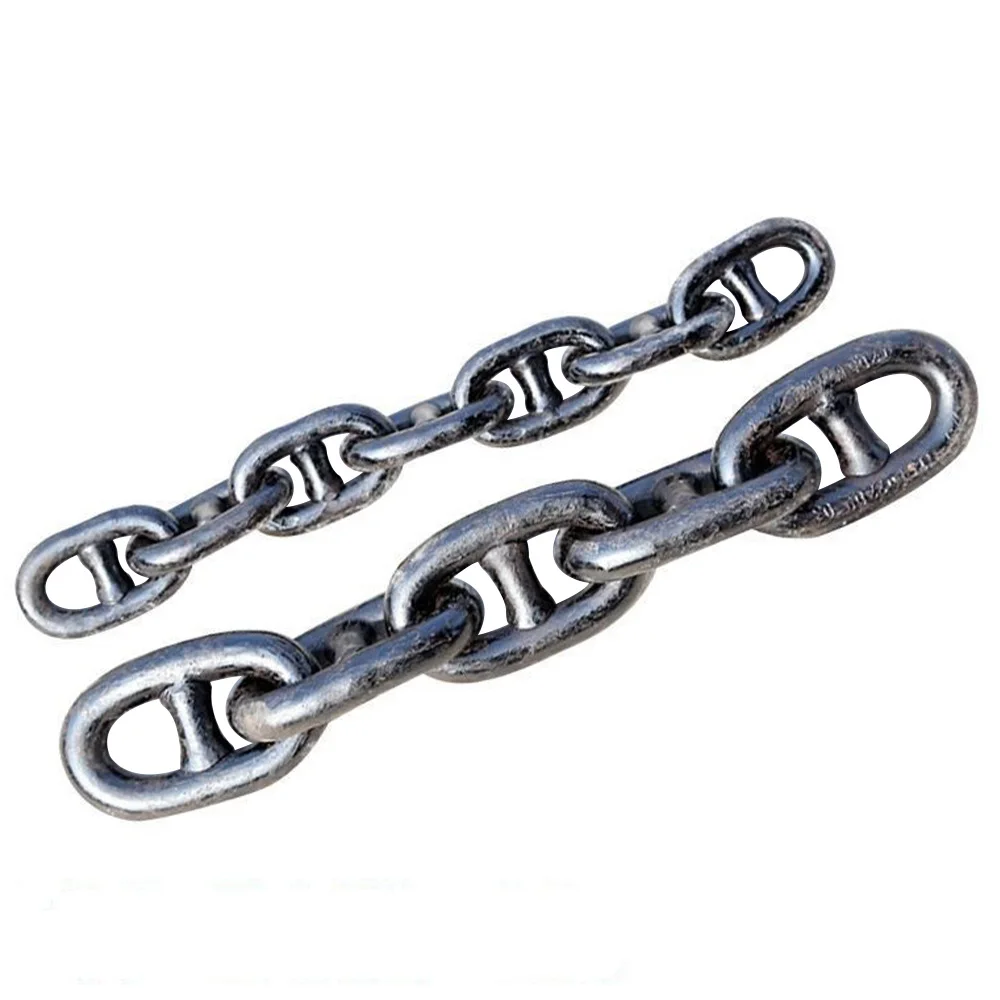 22mm black painted grade u3 cm690 stud link anchor chain