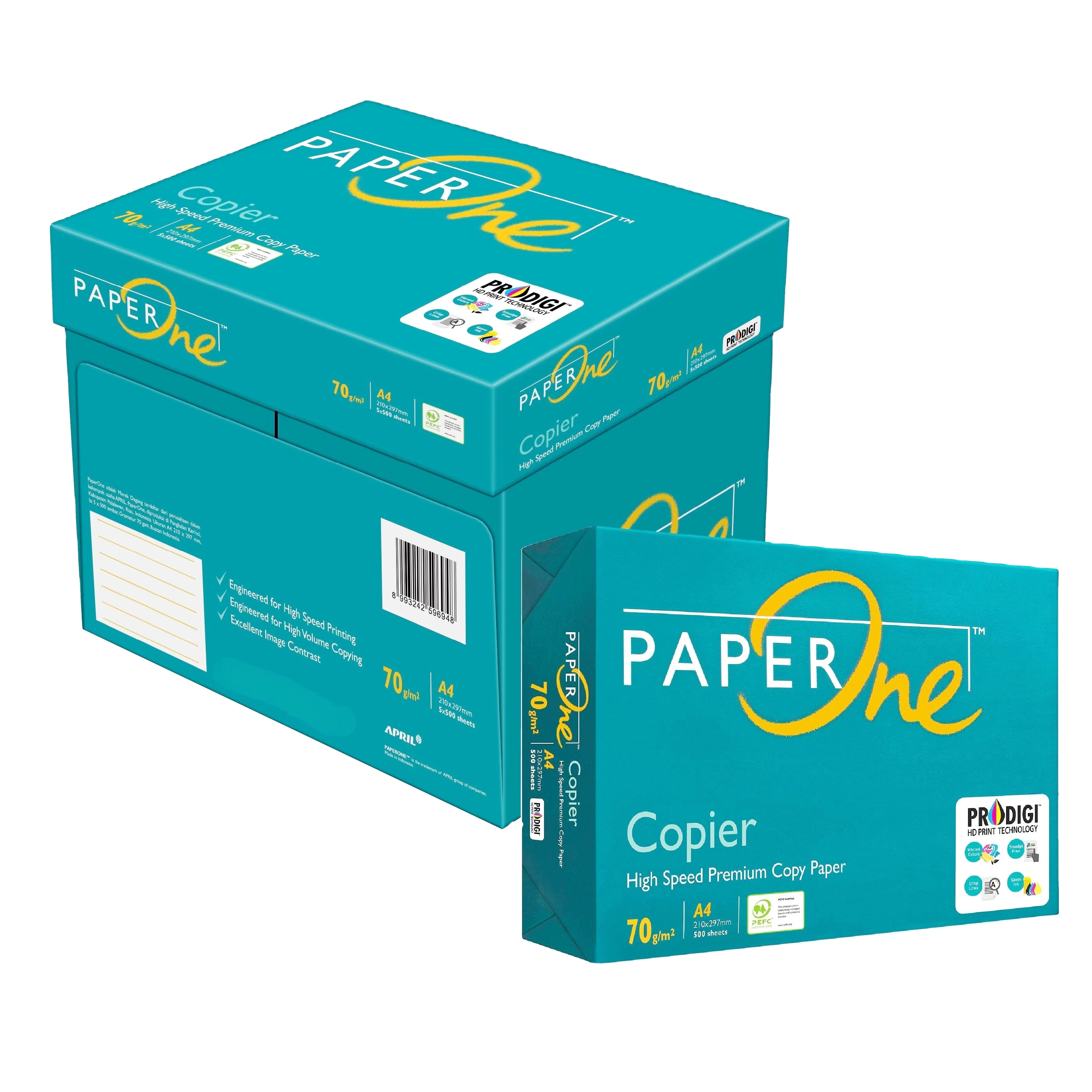 Оптовая продажа paperone a4 80gsm prodigi 500 листы опт бумага