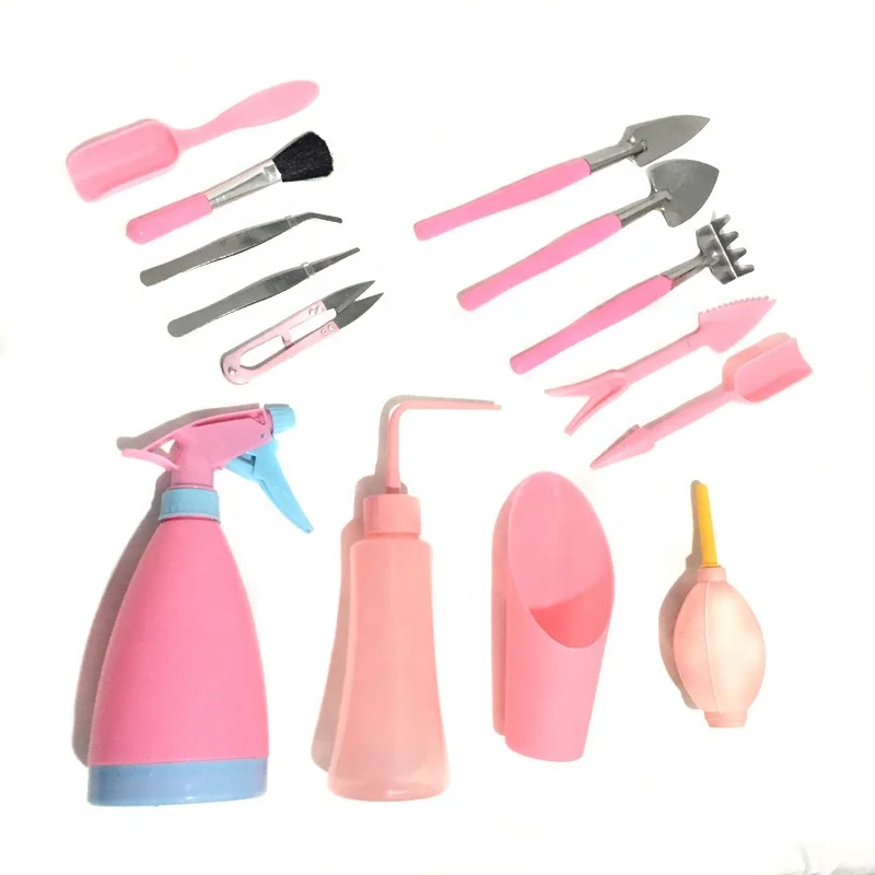 14  Pcs Cute Mini Desktop Plants Tool Kits for  Succulent Plants Christmas Gifts