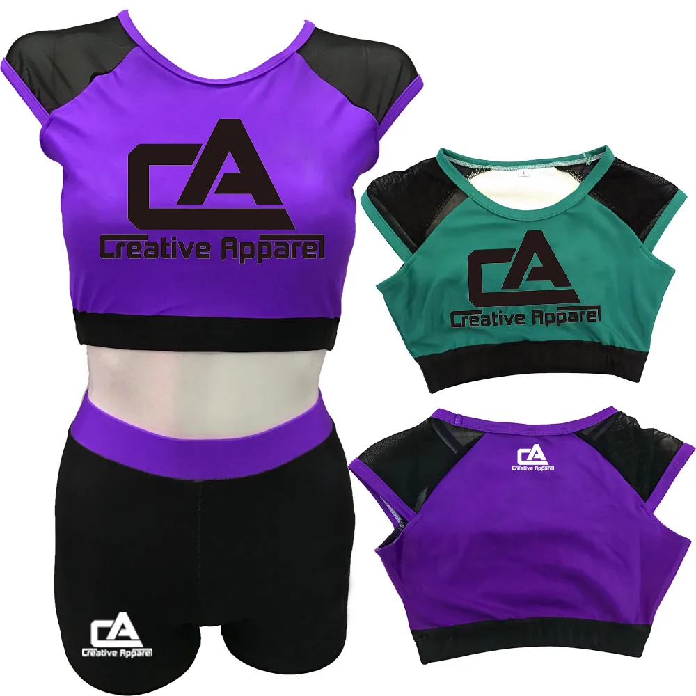 Design your own cheerleader dacne training outfit apparel