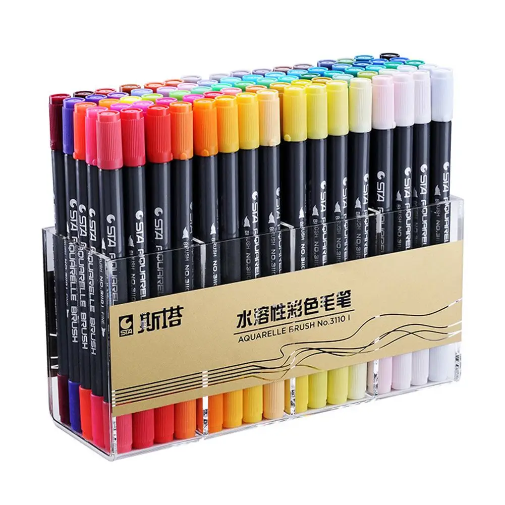 
STA drawing pen Art marker watercolor brush marker pen water color marker pen for student 0.4mm 