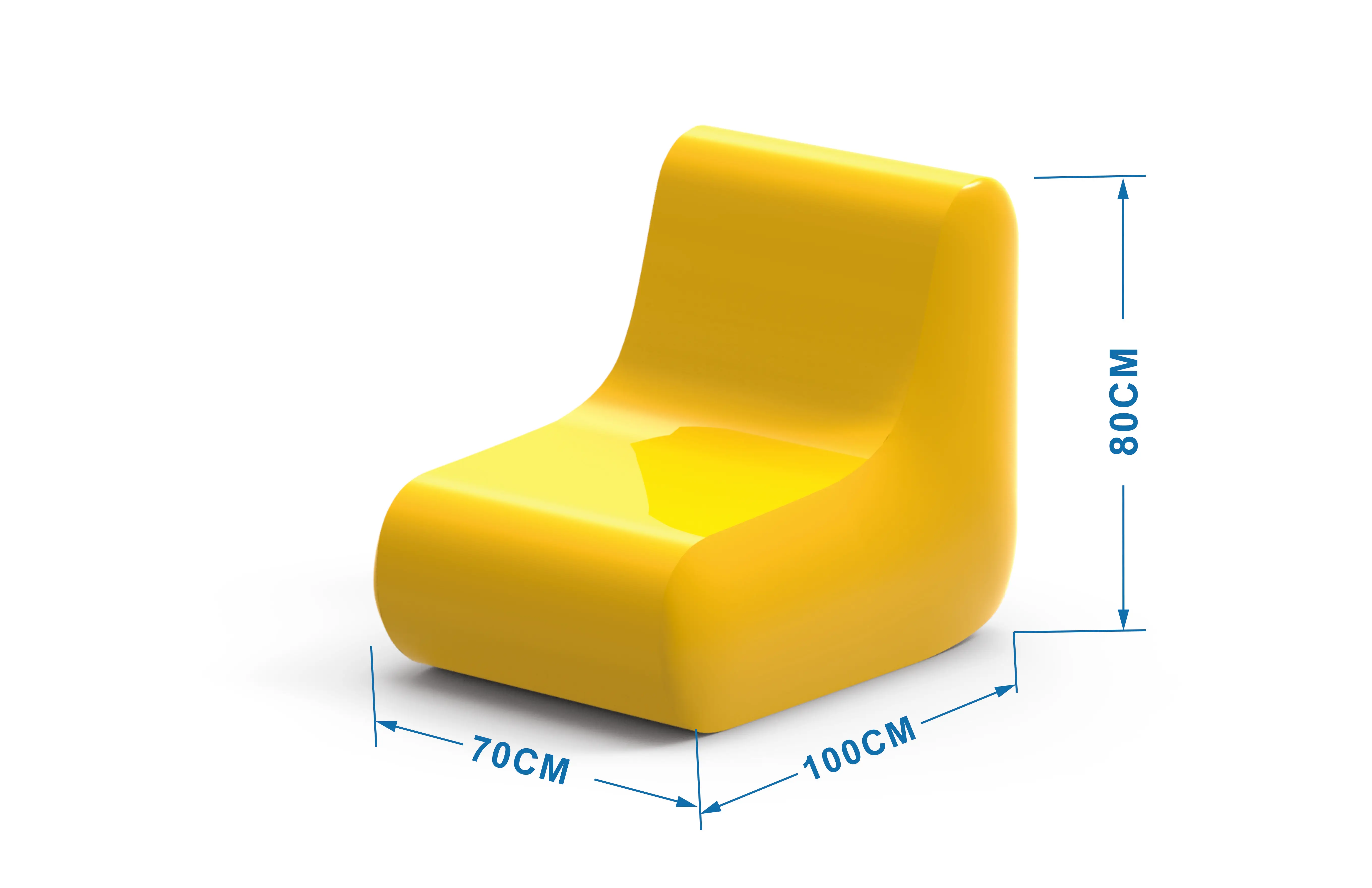 CATC Crazy Halloween Comfortable One Seats Air Sofa for Party Events Durable TPU Bladder Gathering Usage Inflatable Chair