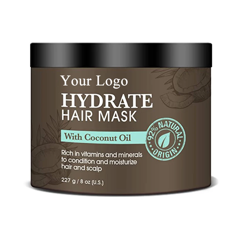 Healthy Coconut Argan Oil Protein Hydrating Salon Hair Mask For Men Women