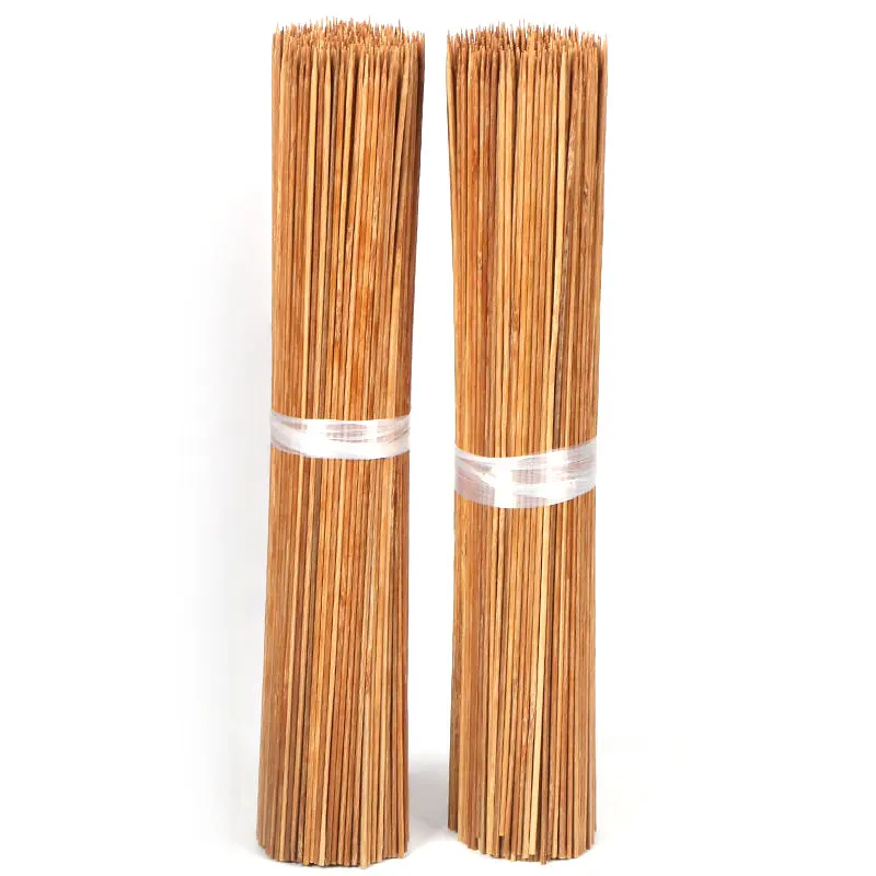 Disposable carbonized bamboo skewers are harder and better