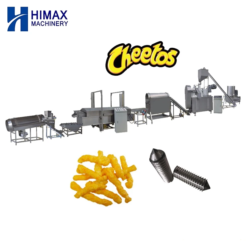 200 kg/h Kurkure cheetos niknak corn curls machine Kurkure Making Machine kurkure production line plant