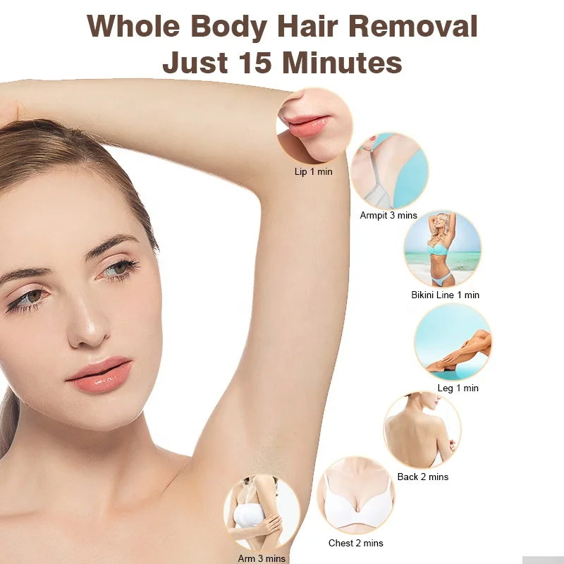 2022 New Arrive Laser Hair Removal IPL Hair Laser Removal for Women and Men Permanent Hair Removal 999,999 Flashes Painless