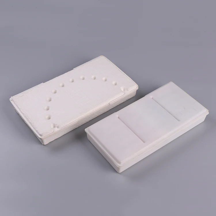 
Creative Eco friendly Custom Sugarcane Bagasse Pulp Molded Sugar Packaging Box 