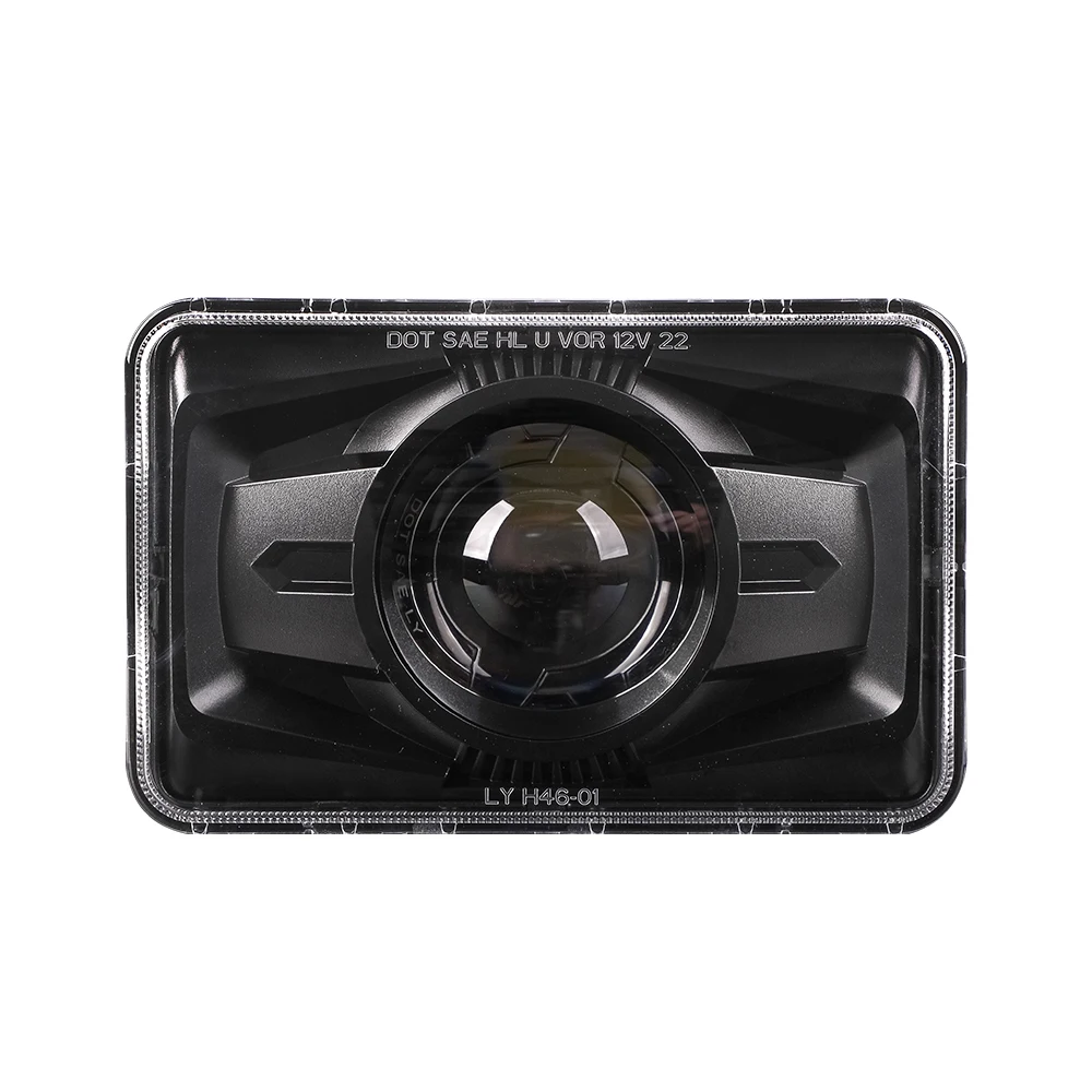 60W 4X6 LED Replacement For Sealed Beam Square Truck Headlight For Kenworth Peterbilt Rectangular 4X6 Led Headlights For Jeep