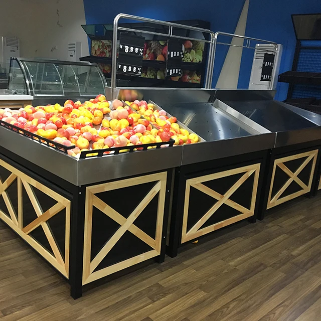 Double-sides vegetable and fruit drying display rack display storage