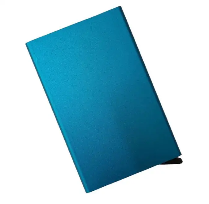 PROMO Automatic Pop Up Slim Aluminum RFID Blocking Credit Card Holder