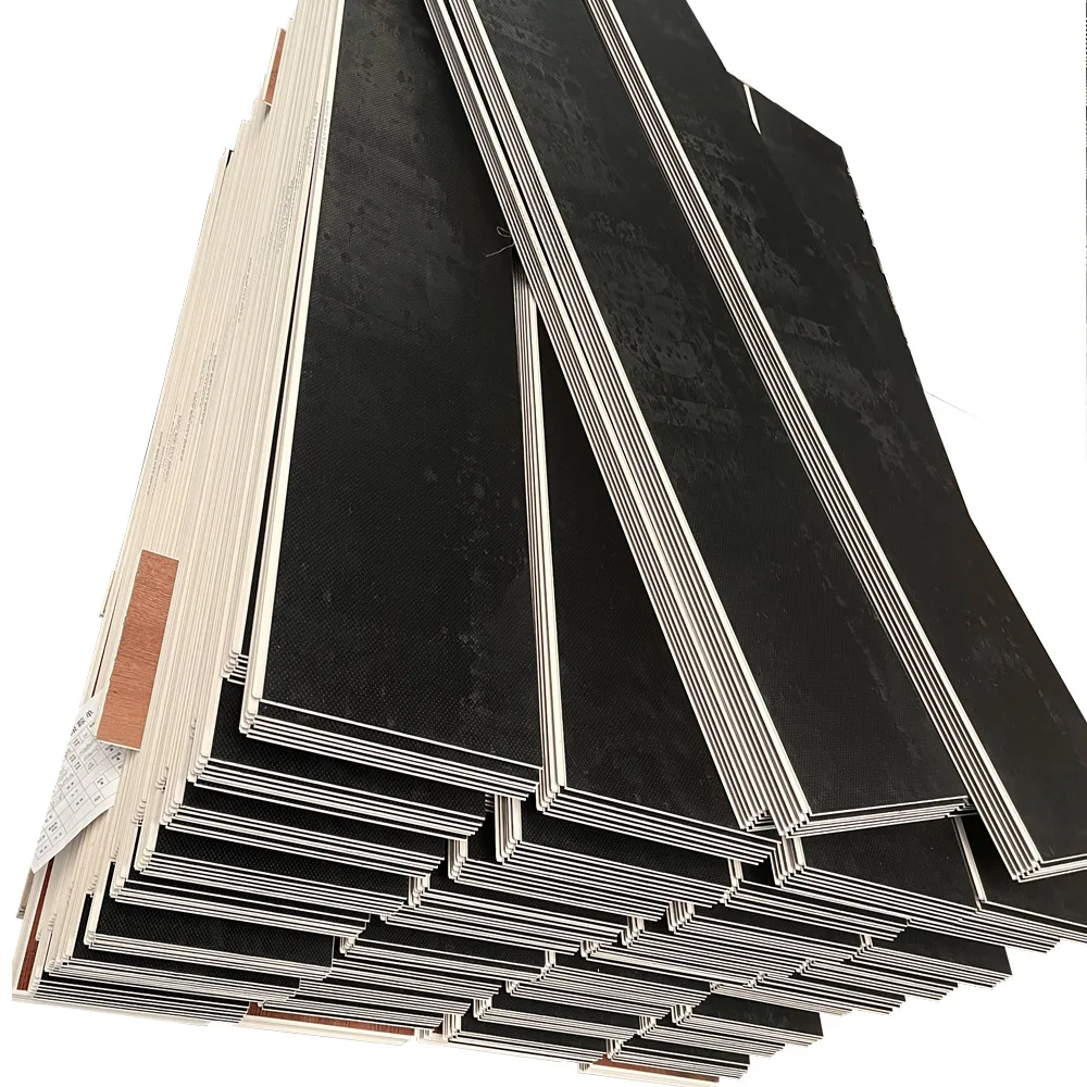 Dubai hot size128X640mm thickness 5mm IXPE foam backing Herringbone Padding SPC click flooring