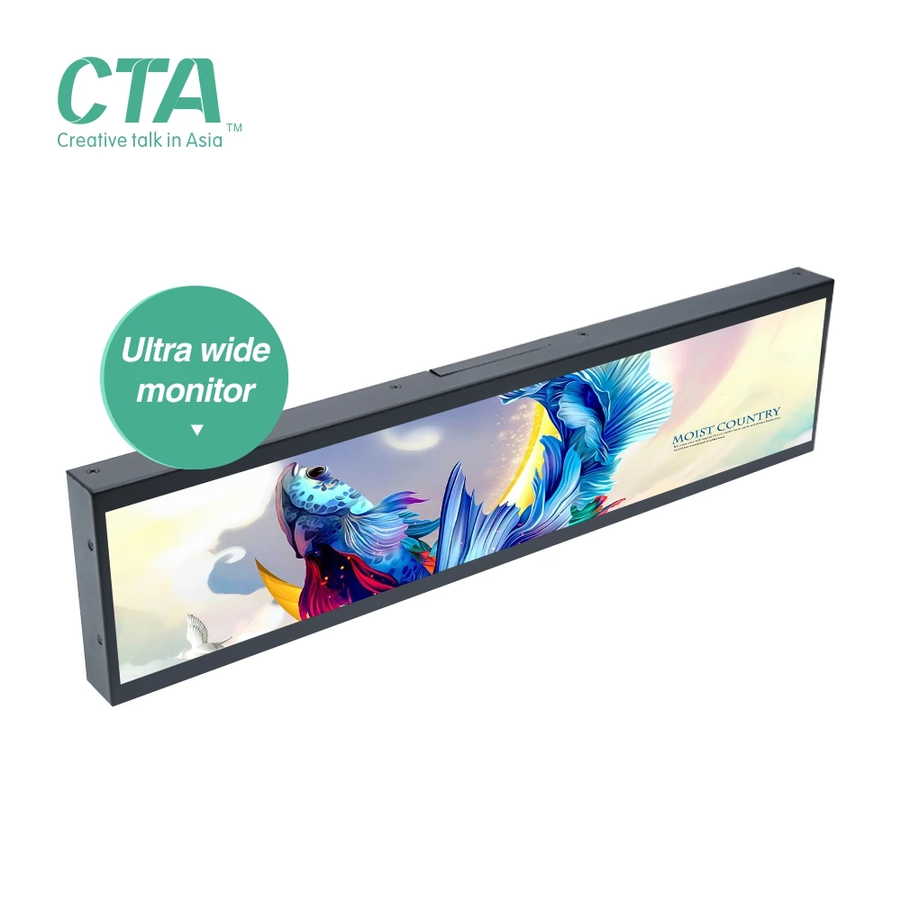 Популярная ультраширокая ЖК-панель для отчета о железнодорожной станции