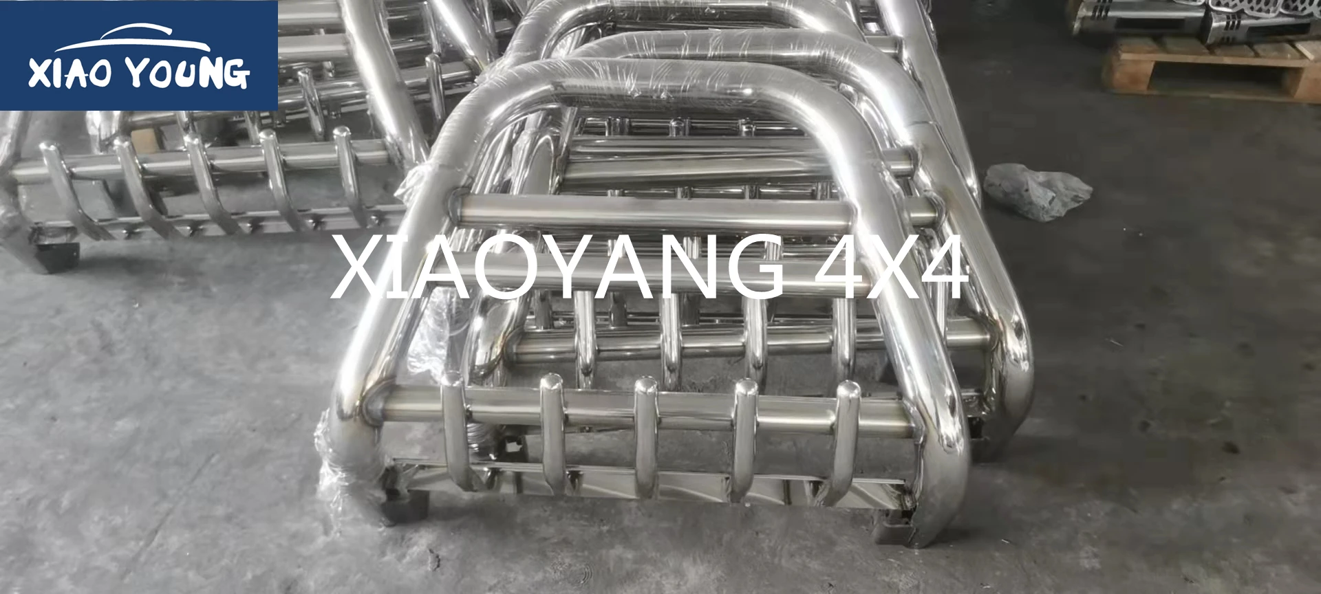 4X4 Pickup Trucks Auto Accessories Bull Bar Stainless Steel Front Bumper Guards For Hilux Vigo 2012-2014