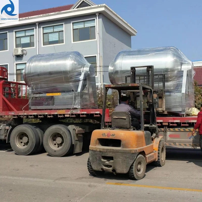 Full-automatic Beef Bloating Tenderizing Machine Pork Fish  Vacuum Tumbler With Cooling System