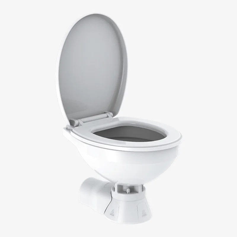 SEAFLO 12v 24v electric Automatic Soft Close Types Western Toilet Price Water Saving electric ceramic toilet supplier WC