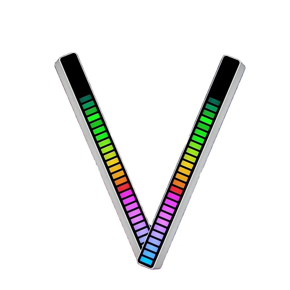 Rgb атмосфера Голосовое управление Ритм свет многоцветный музыкальный датчик Атмосфера Свет Интерьер Настольный свет