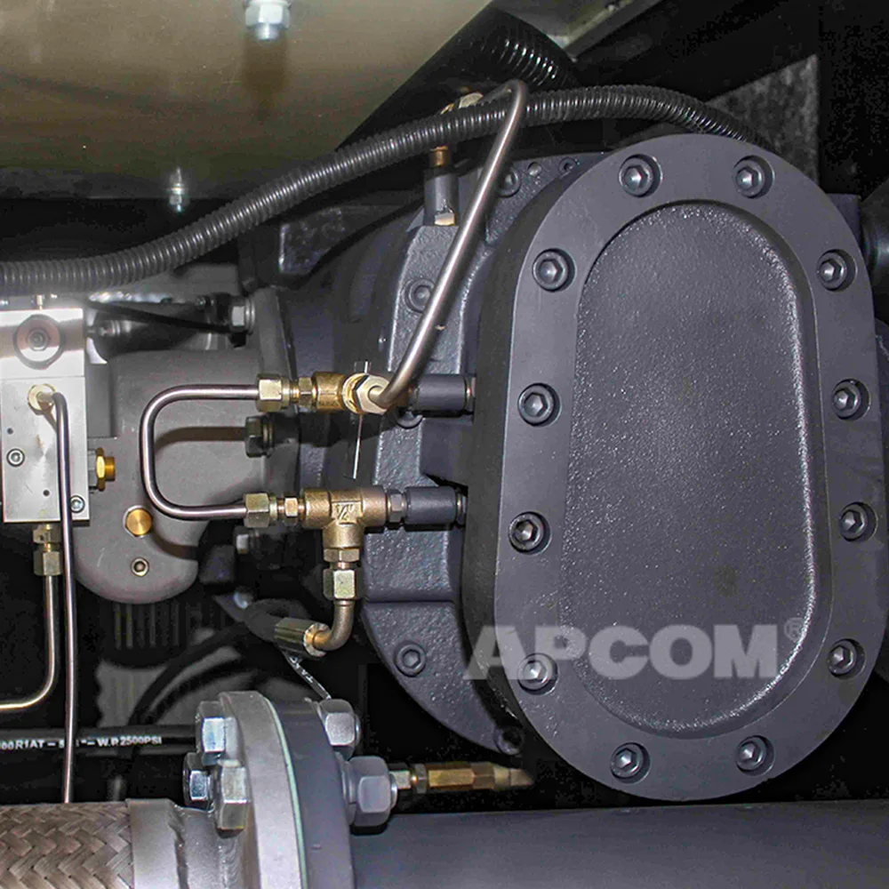 H APCOM 45kw Gas Air Compressor de ar Industrial 45 kw 75kw 90kw 60hp 100hp Pm Vfd Screw AirCompressor 8bar 10bar 13bar 400cfm