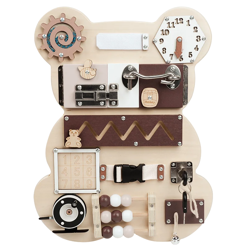 Детский медведь занятая доска учебные пособия