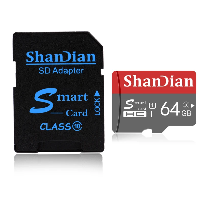 SHANDIAN  Mico tf card SD 8GB 16GB 32GB 64GB 128GB memory C10 micro card memorias class A1 memory card