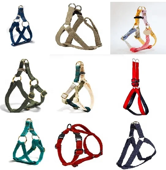 Multi Color Cotton Comfortable Soft Cotton Dog Harness