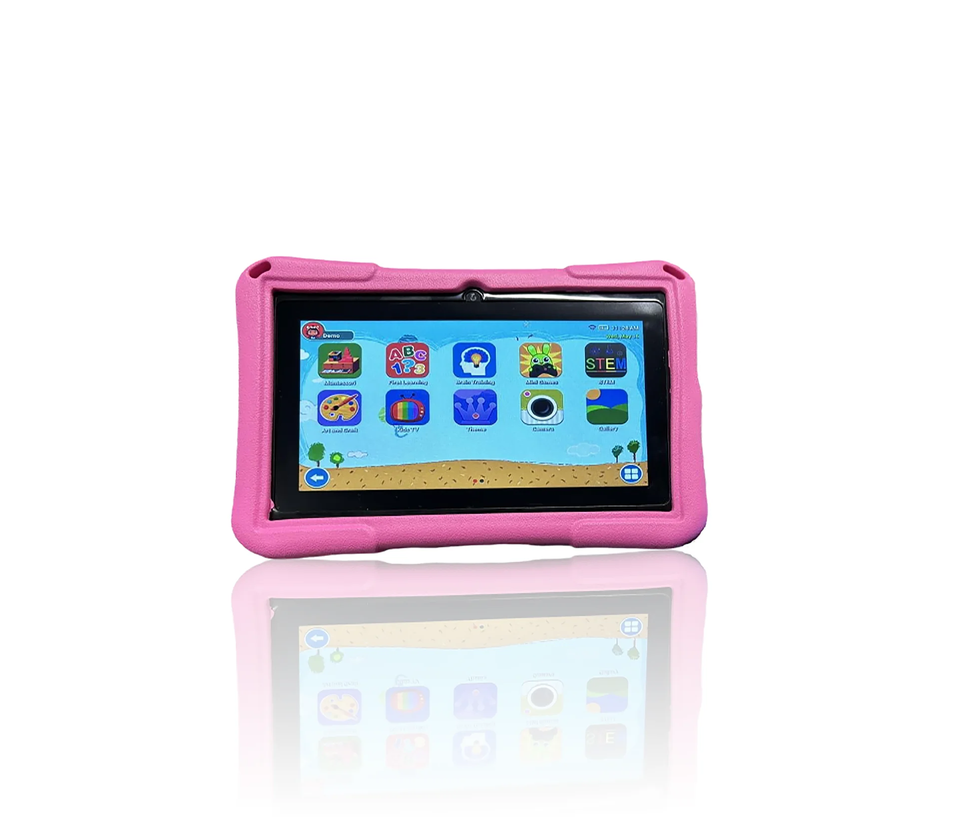 7 inch kids tablet pc Android 12 with iwawa software RAM 2GB ROM 32GB Tablets specifically tailored for kids