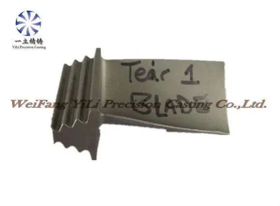 Turbocharger turbine blade used for detroit diesel spare parts