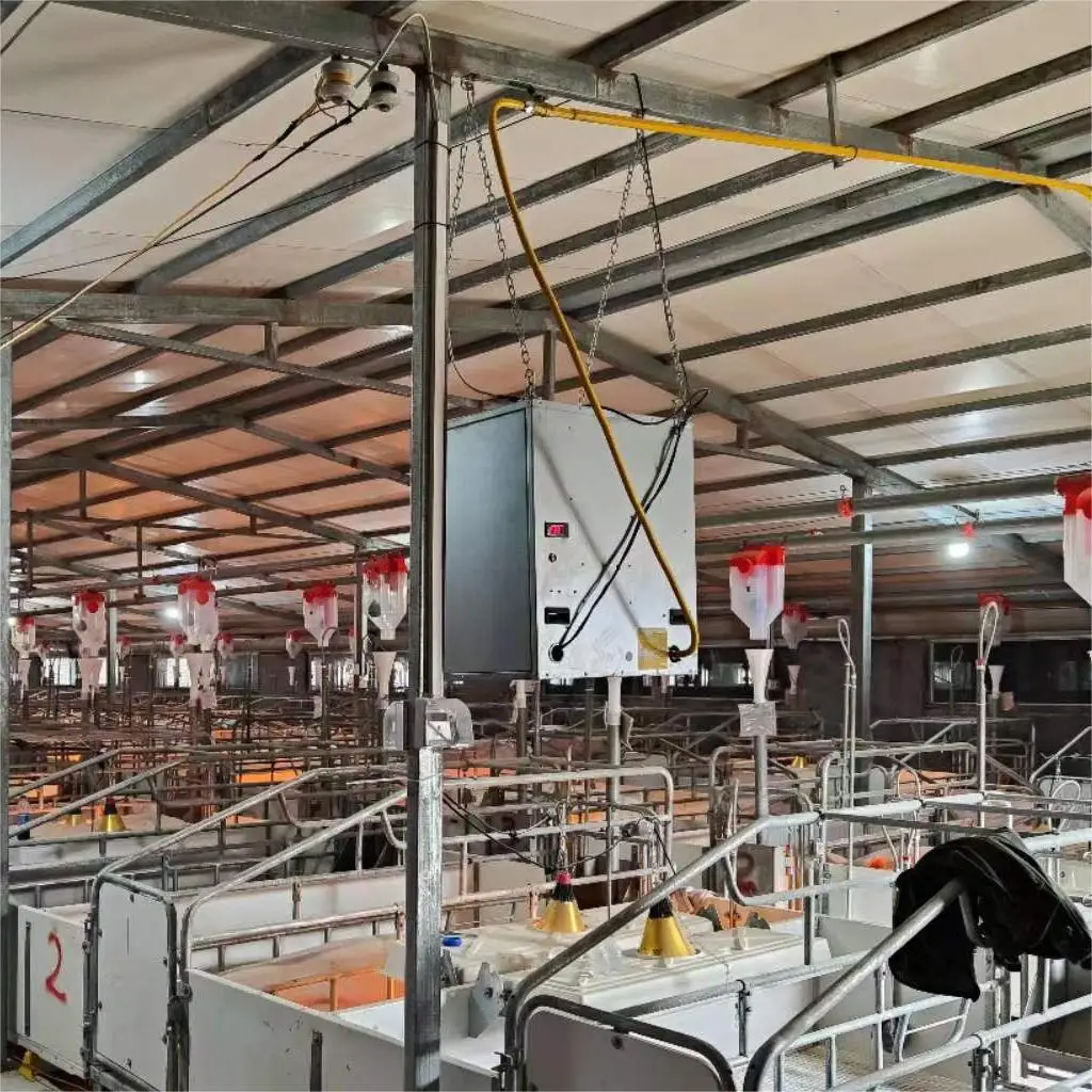 Quality 55kW 70kW Breeding Heating Gas Space Heater for Chick and Farm Climate Control