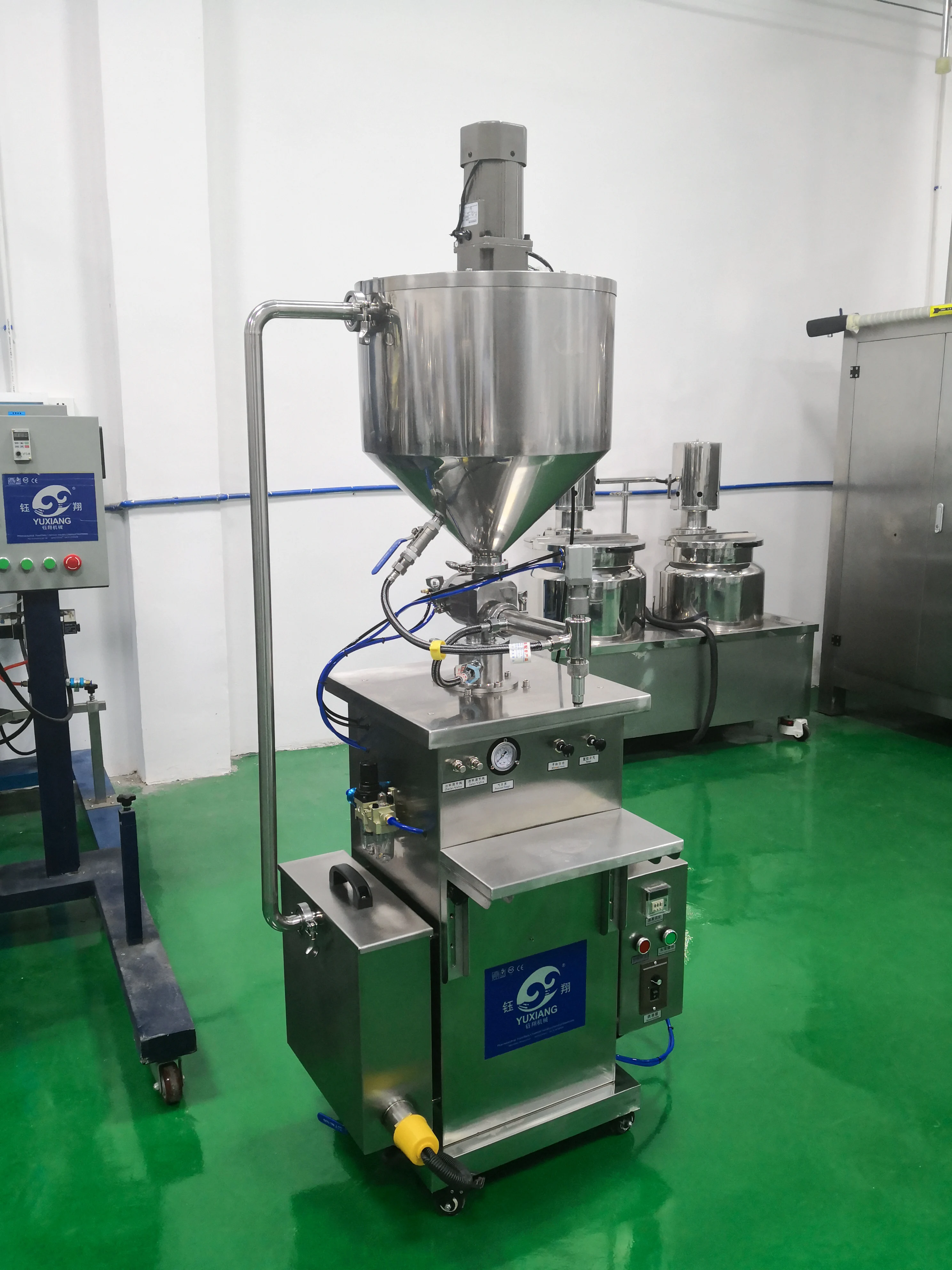High Quality Semi-automatic Cream Filling Machine Suit For High Viscosity Paste