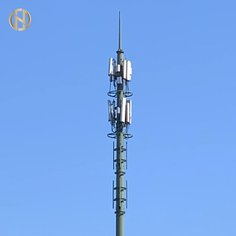  4G горячеоцинкованная сотовая монопольная башня с