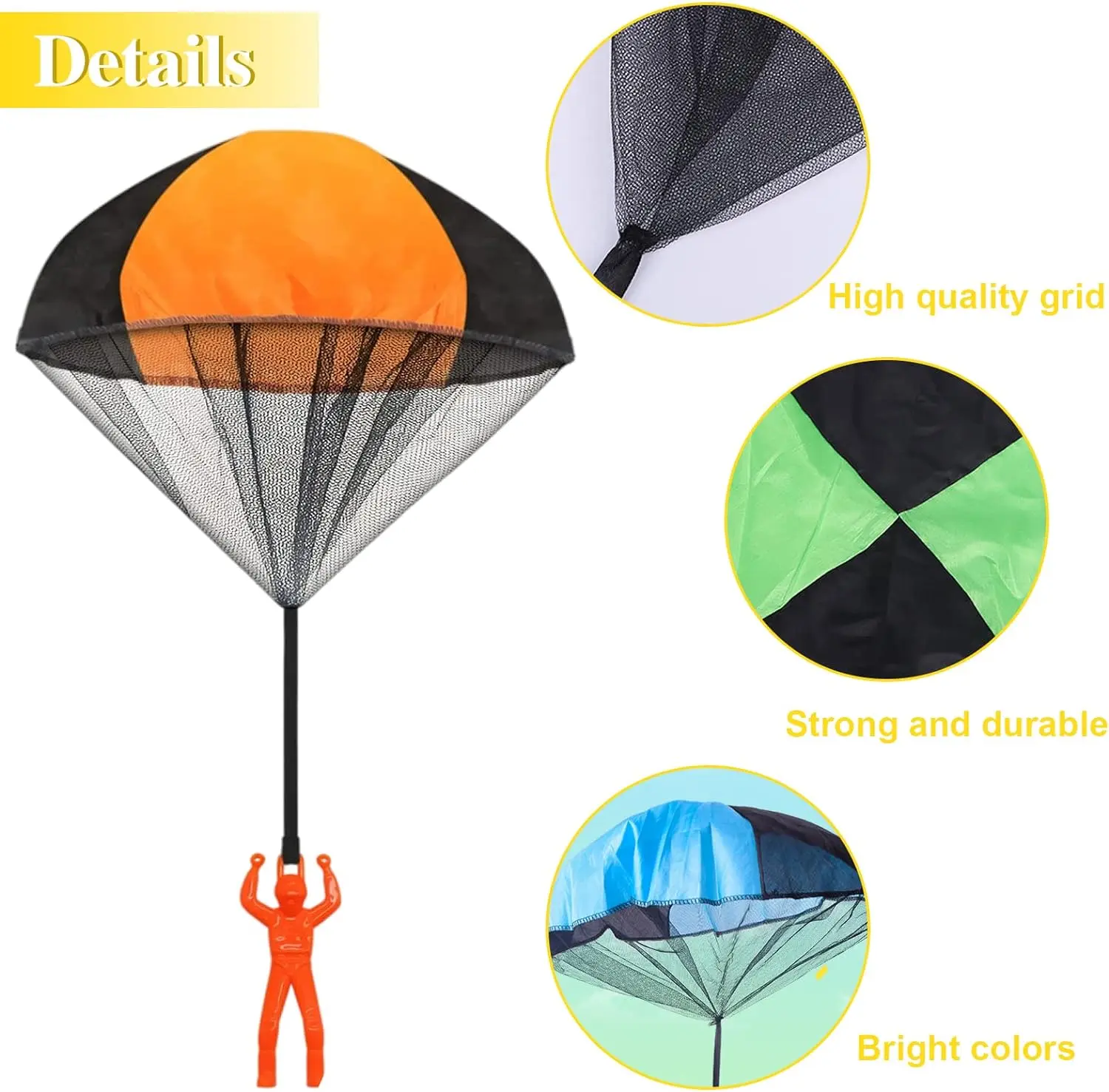 high quality Parachute Toys Free Throwing Toy Parachute Outdoor Toss It Up Flying outdoor Toys