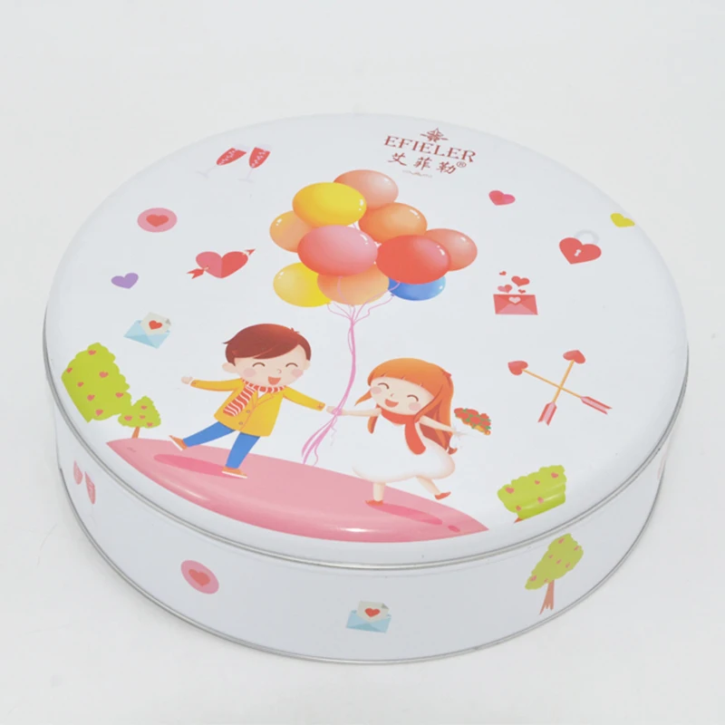Chinese factory food grade cake packaging tin box