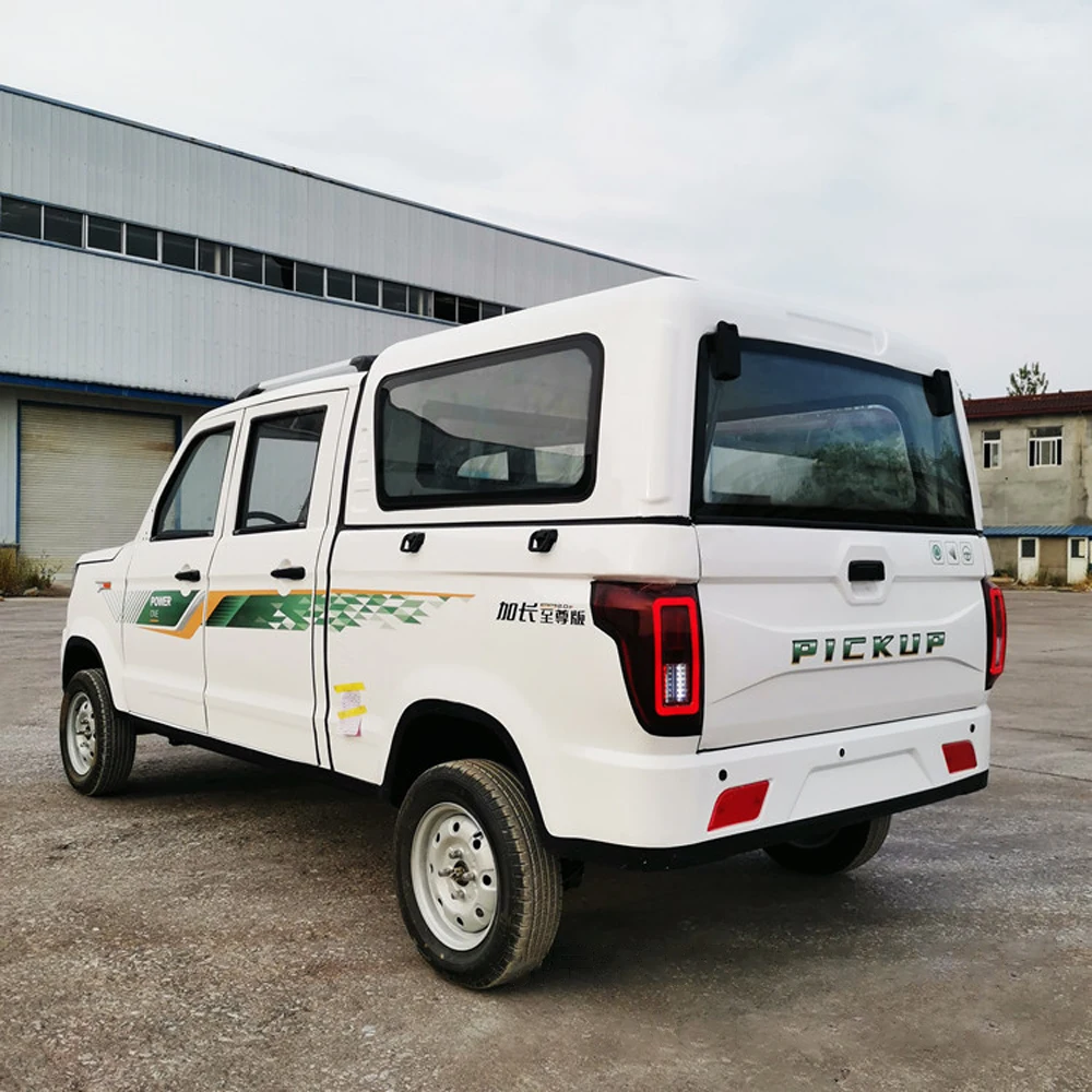 2022 hot sale cheap high power van double row seat 4x4 van electric four wheel pickup truck electric car for adults drive