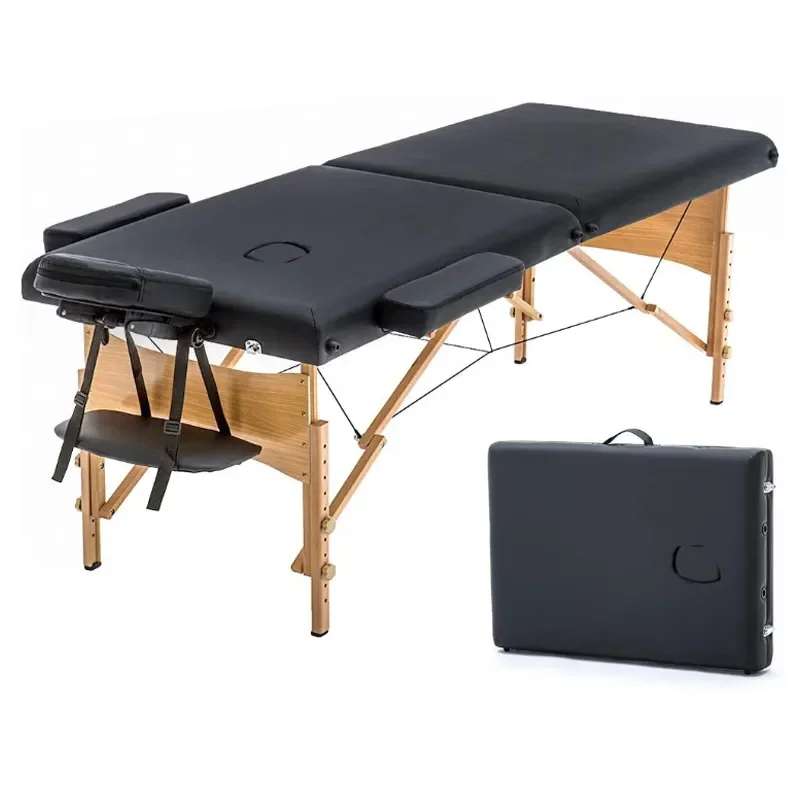High quality wholesale spa with face hole wooden beauty salon massage table bed