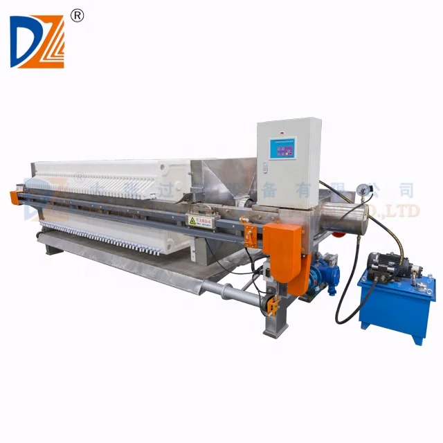 Brewery Mash Dewatering Stainless Steel Recessed Filter Press for Beer Factory