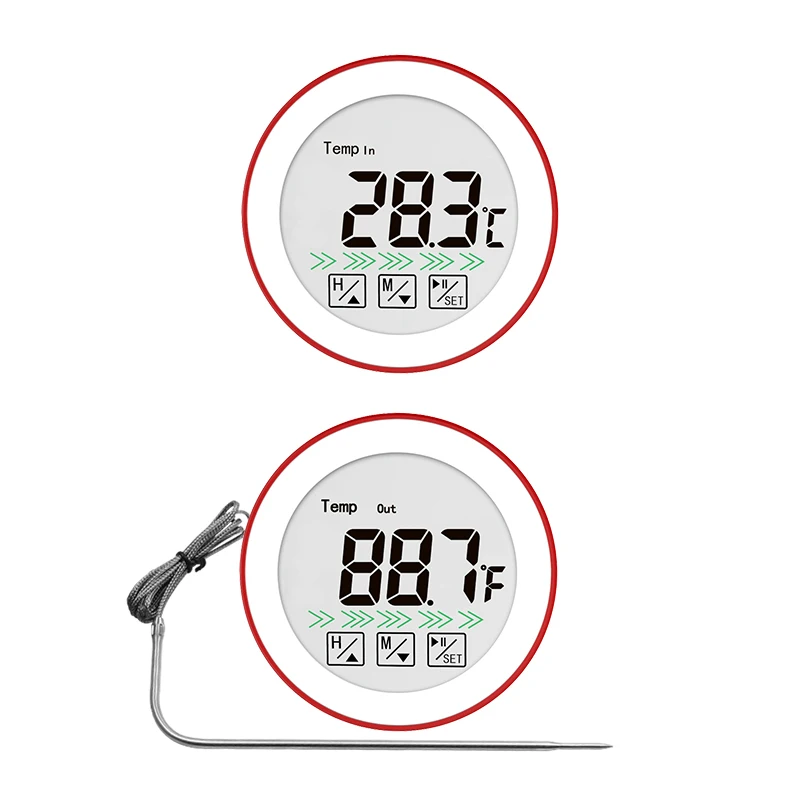 CH-110 многофункциональный в закрытом помещении и термометр для барбекю и таймер печь для приготовления пищи цифровой беспроводной мяса кухонный Candy термометр