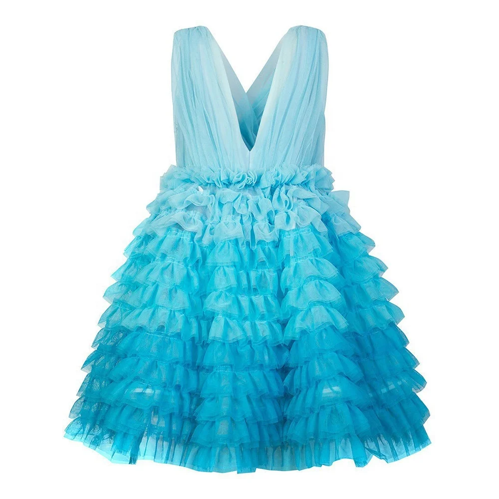 High Quality Wholesale Summer Casual Princess Kids Ball Gown Flower Dresses For Girls Of 10 Year Old