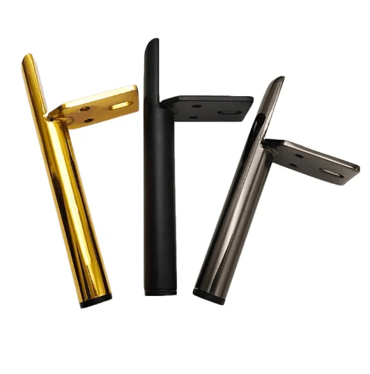 ew bathroom cabinet legs aluminum alloy light luxury gold black furniture sofa legs adjustable tea table cabinet support feet