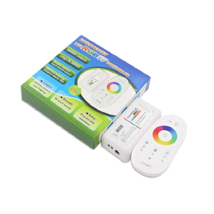Беспроводной 2 4g сенсорный экран дистанционного управления мини-диммер RF RGB RGBW светодиодный контроллер для светодиодной ленты