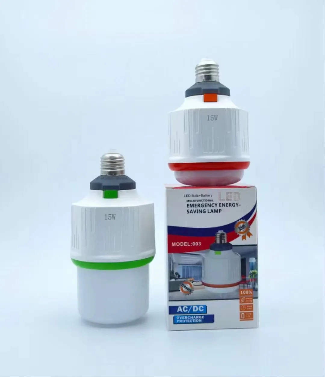 New Rechargeable Emergency Light High Brightness With Removable Replacement  Battery DC 5V Bulb