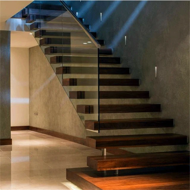 DAIYA 304 S.s Stainless Steel Indoor Handrail Balustrade Staircase Glass Stairs Used Stairs for Sale