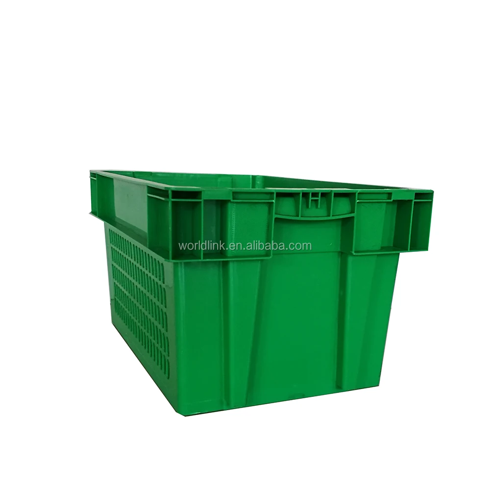 Food Grade Vented Storage Vegetable Plastic Nesting Crate