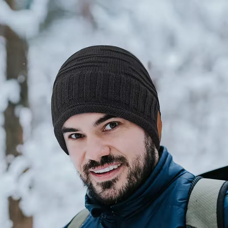 New Unisex Bluetooth Wireless Beanie Hat with Exquisite Packaging Wireless Winter Hats Cap Music Hat Beanie Winter Knit Cap