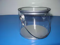 1 gallon clear can with handles