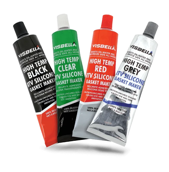 Visbella Red Hi-Temp Silicone Gasket Maker For Car