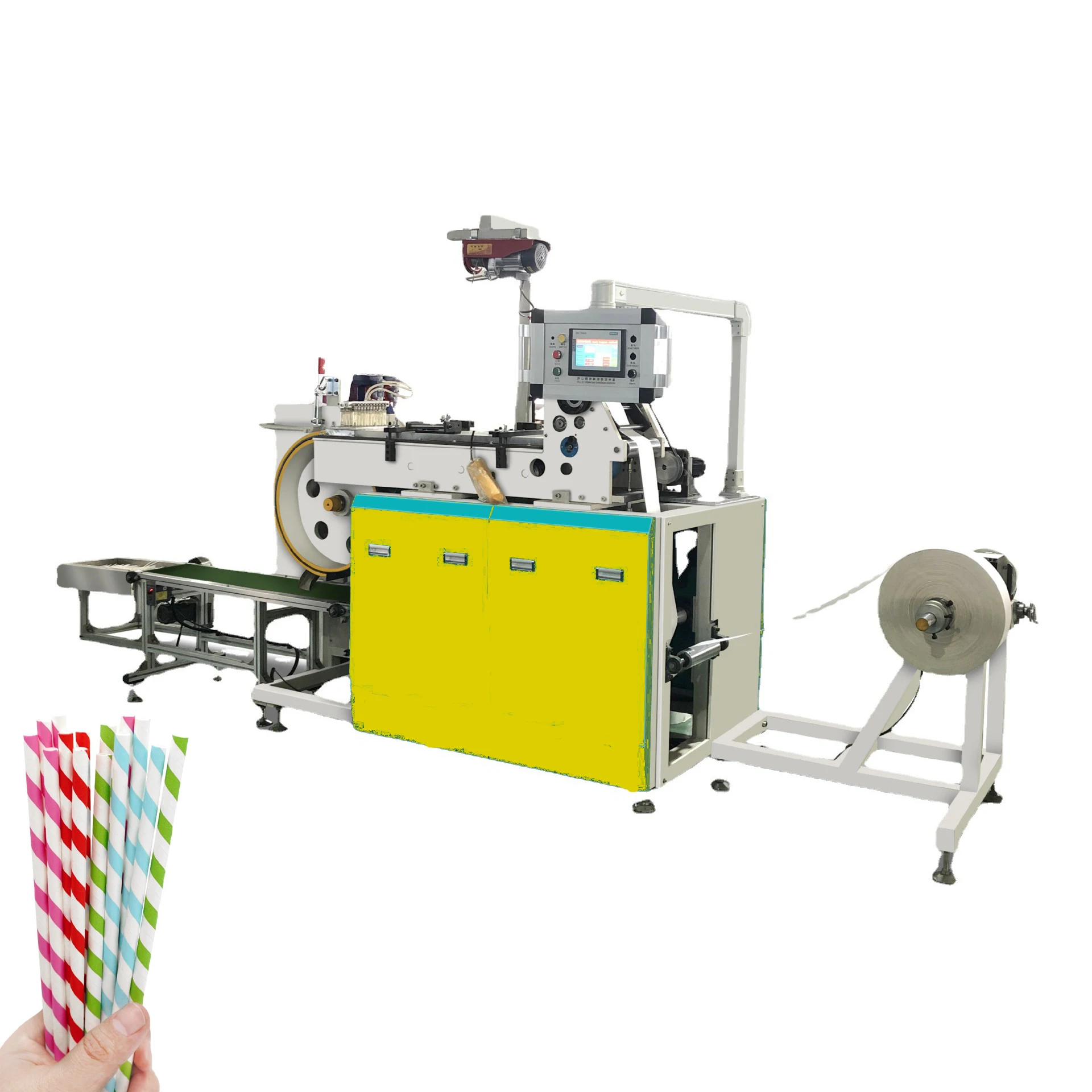 High Speed Paper Drinking Straw Making Machine Per Minute 500 Pcs Paper Straw Machine Automatic Cheap
