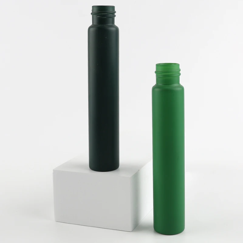 116Mm 125Mm 120Mm Child Proof Screw Top Glass Tube with Custom Stickers